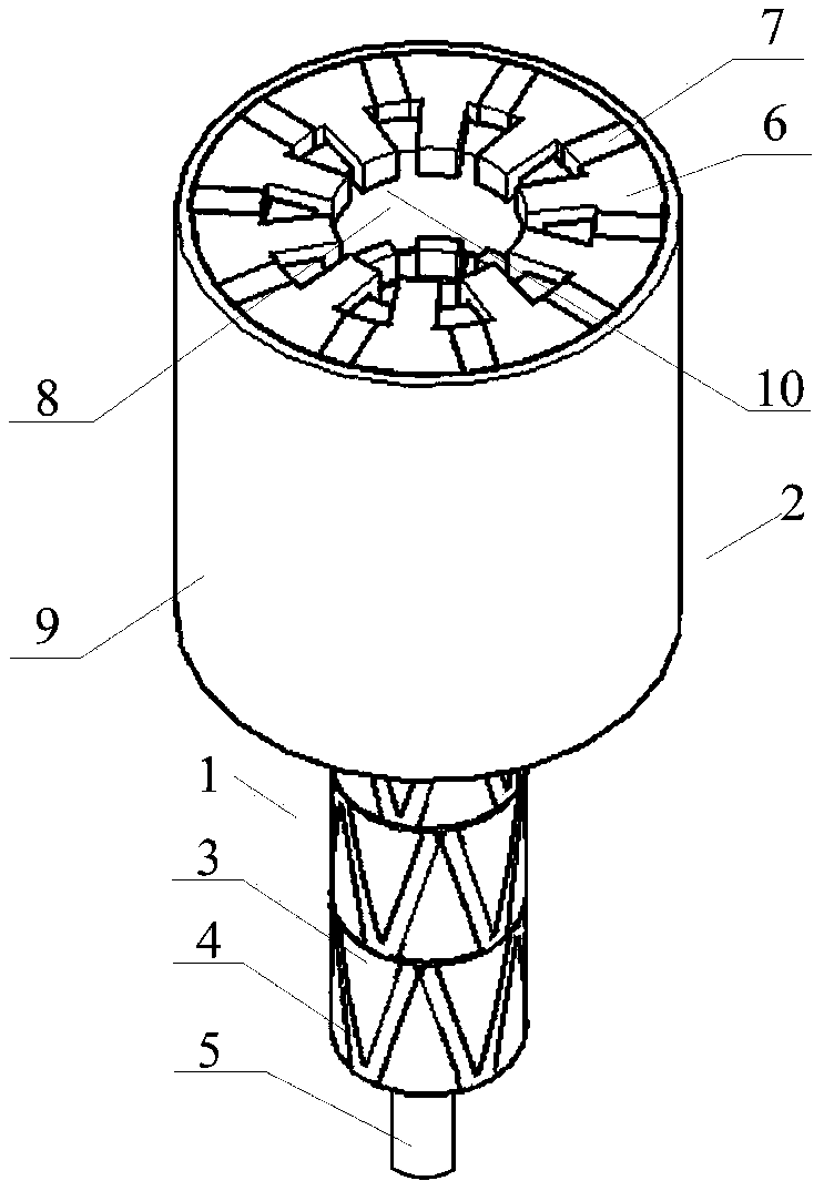 Stator permanent magnet type bipolar magnetic-aggregation type transverse flux permanent magnet synchronous motor