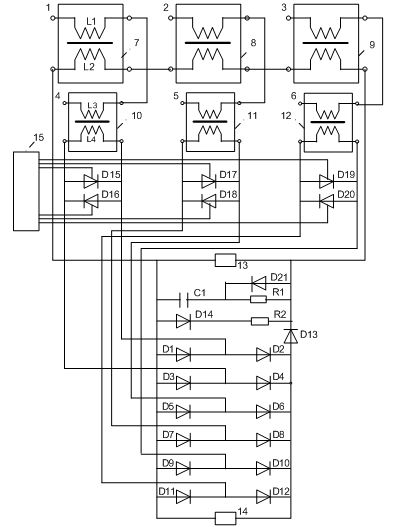 Three-phase current limiting device and method