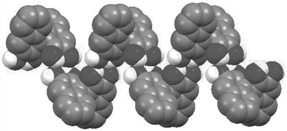 Co-crystal formed by 2,2',3,3'-tetrahydroxy dinaphthalene and 4,4'-dipyridyl and preparation method