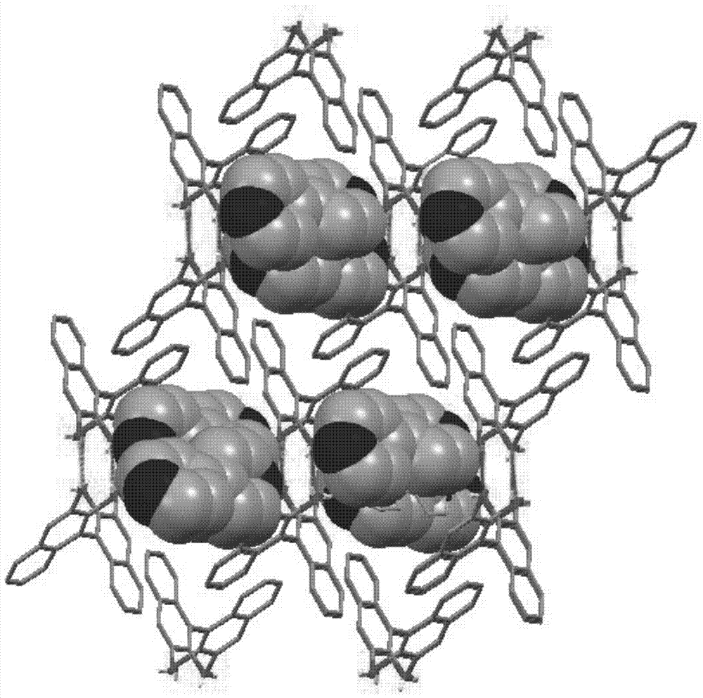 Co-crystal formed by 2,2',3,3'-tetrahydroxy dinaphthalene and 4,4'-dipyridyl and preparation method