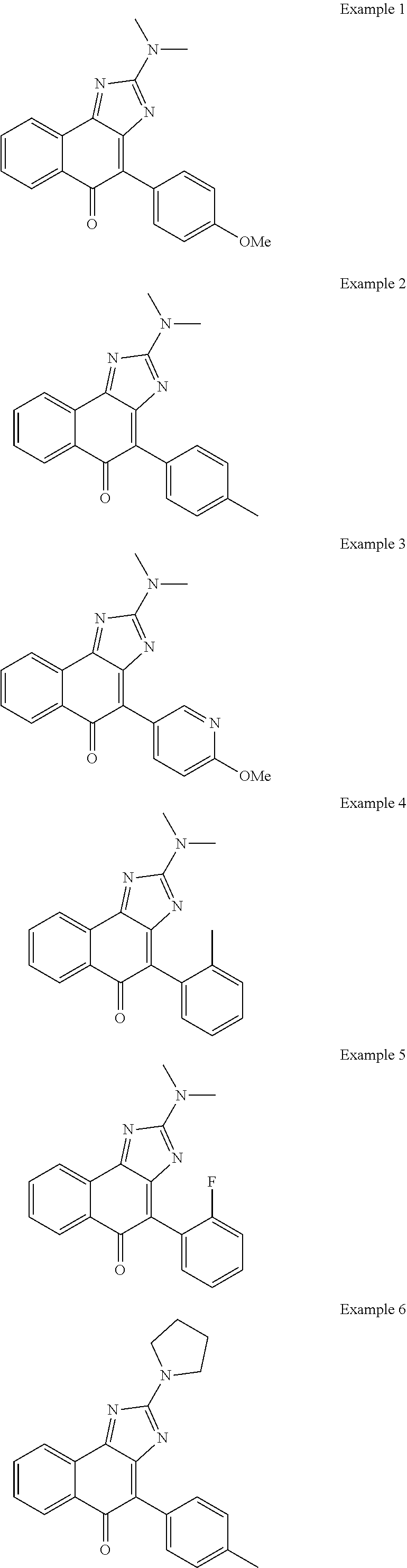 2-substituted amino-naphth (1,2-d) imidazol-5-one compounds or pharmaceutically acceptable salts thereof