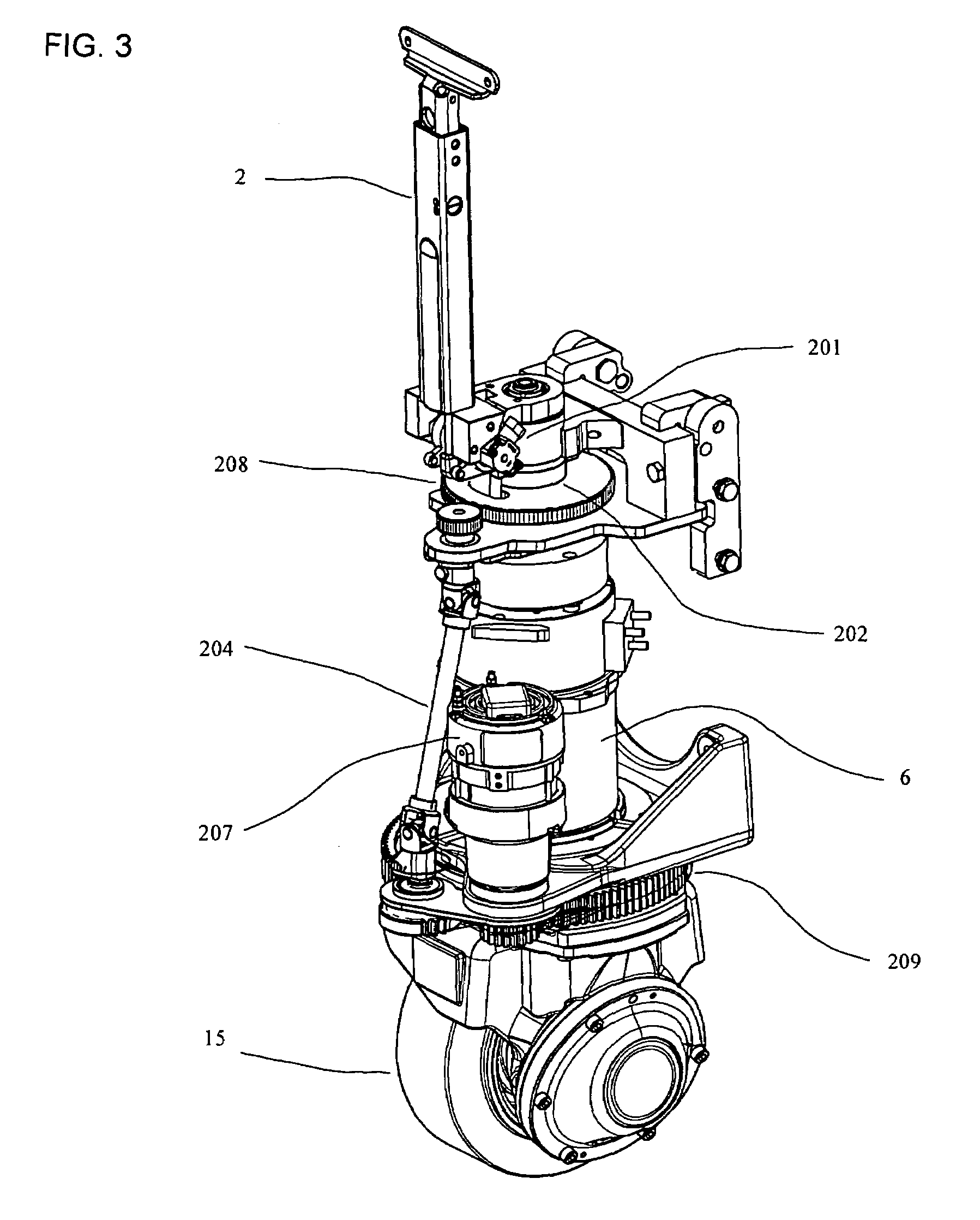 Power assisted steering for motorized pallet truck
