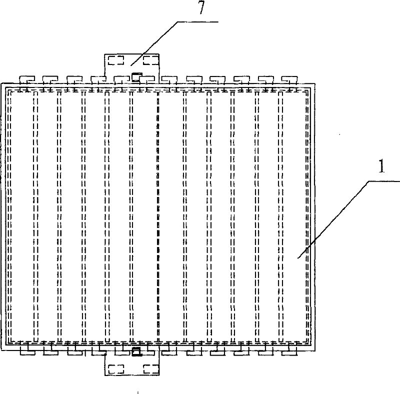 Attic type gravity dust collector