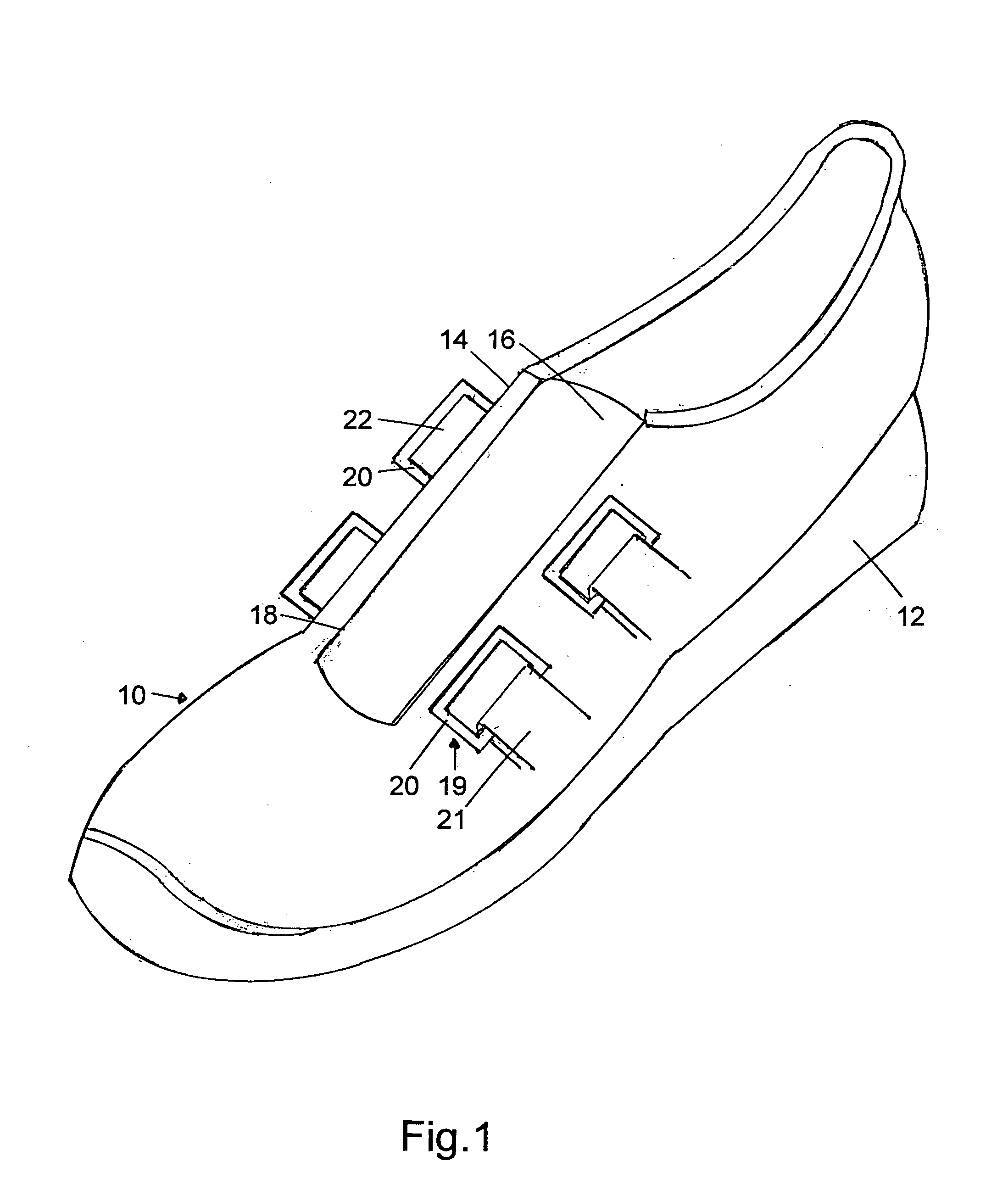 Footwear with removable closure straps
