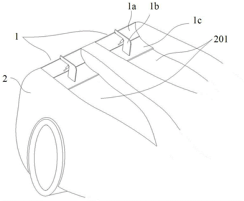 Device for adjusting air resistance at tail of automobile