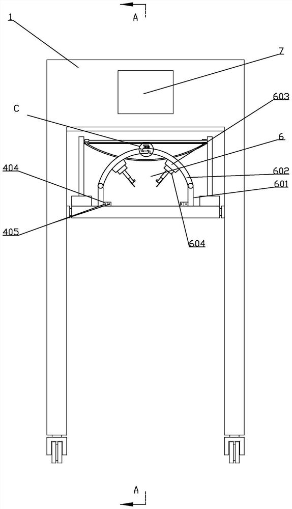 Plaster bandage removing machine for bone surgery and using method thereof