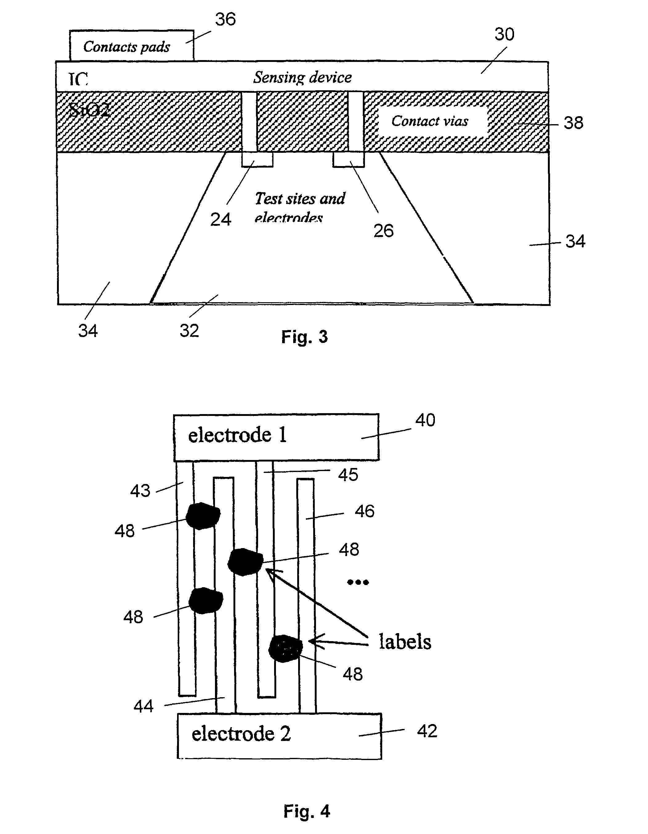 Method and device for high sensitivity detection of the presence of DNA and other probes