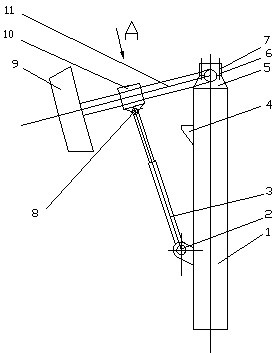 Supporting pressurization grinding roller combination module for vertical roller mill