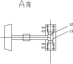 Supporting pressurization grinding roller combination module for vertical roller mill