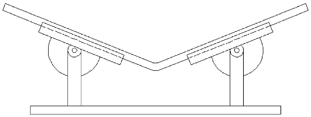 Steel bar bending angle test measuring method