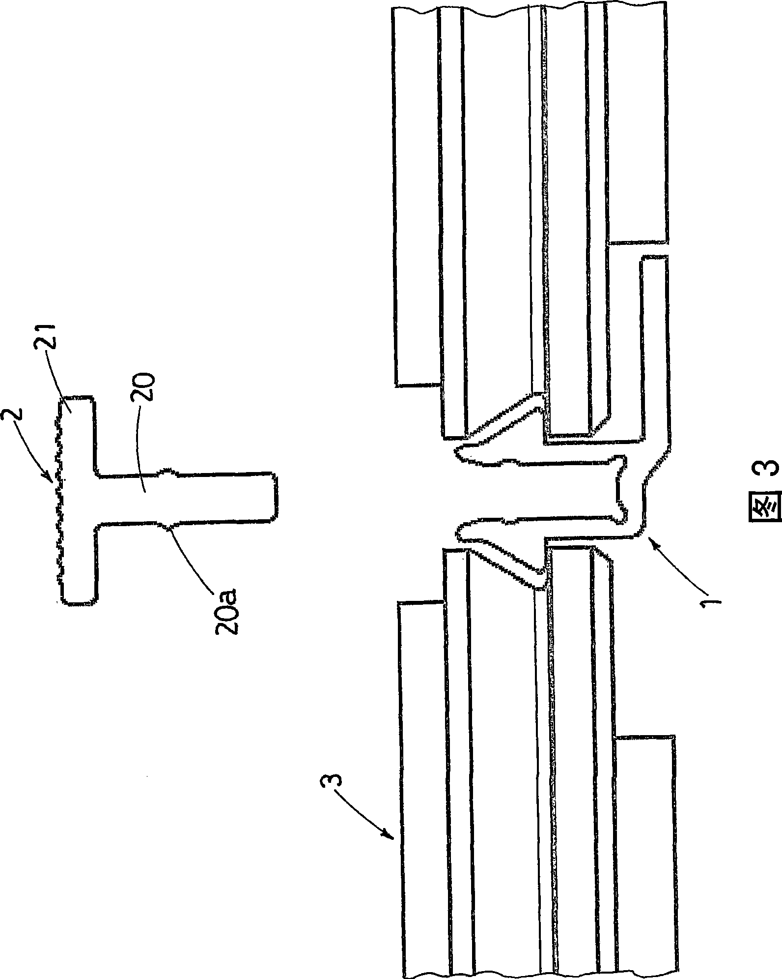 Modular apparatus for realisation of easily removable horizontal or vertical tiling