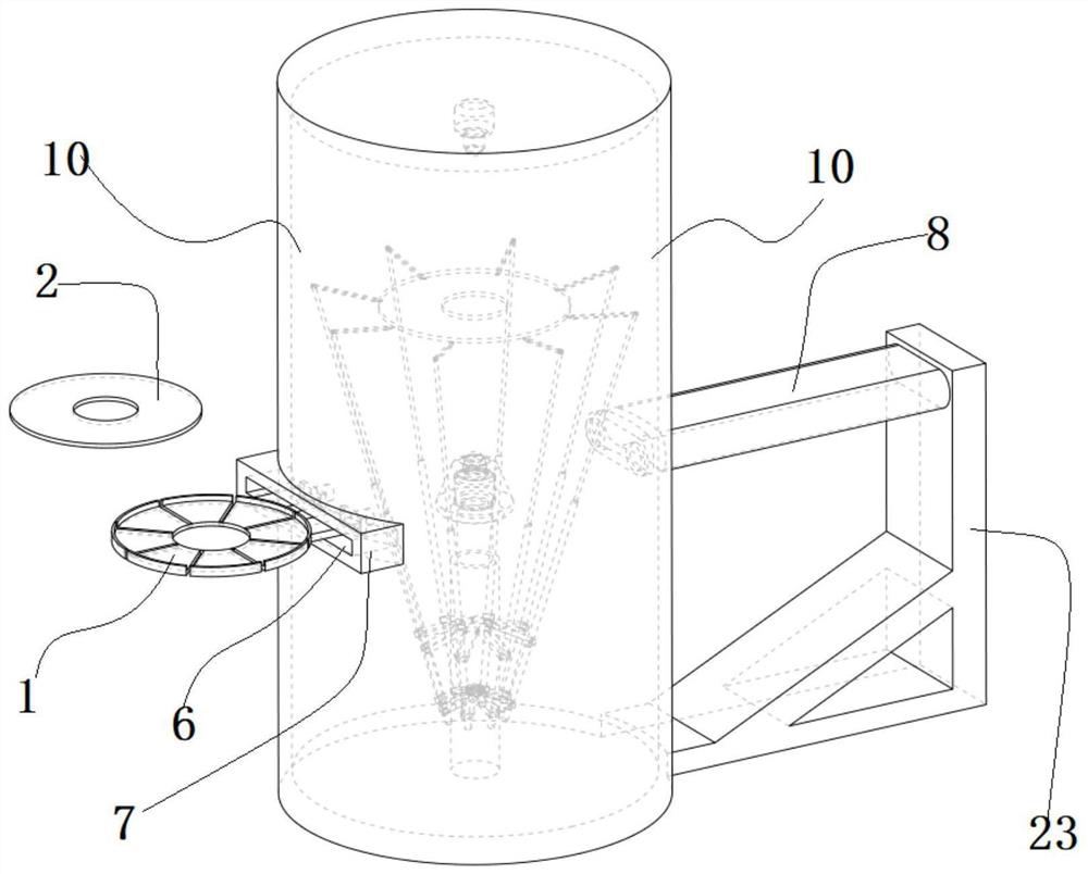 Visual inspection system for upper surface and lower surface of PCB and working method