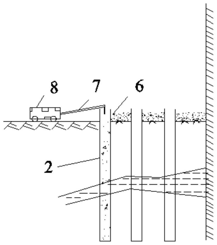 A kind of treatment method of steel sheet pile supporting foundation pit piping