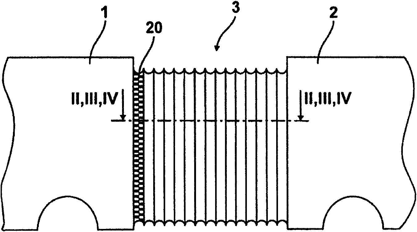 Folded shed of transitional portion between two mutually hinged vehicles or folded shed of airplane passenger gangway ladder or airplane passenger boarding bridge