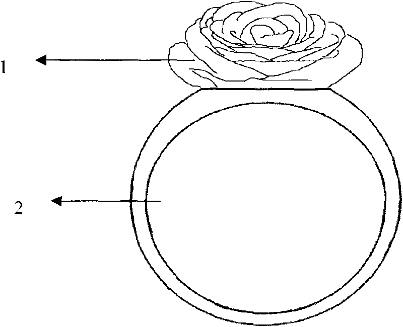 Combined decoration self-defense ring