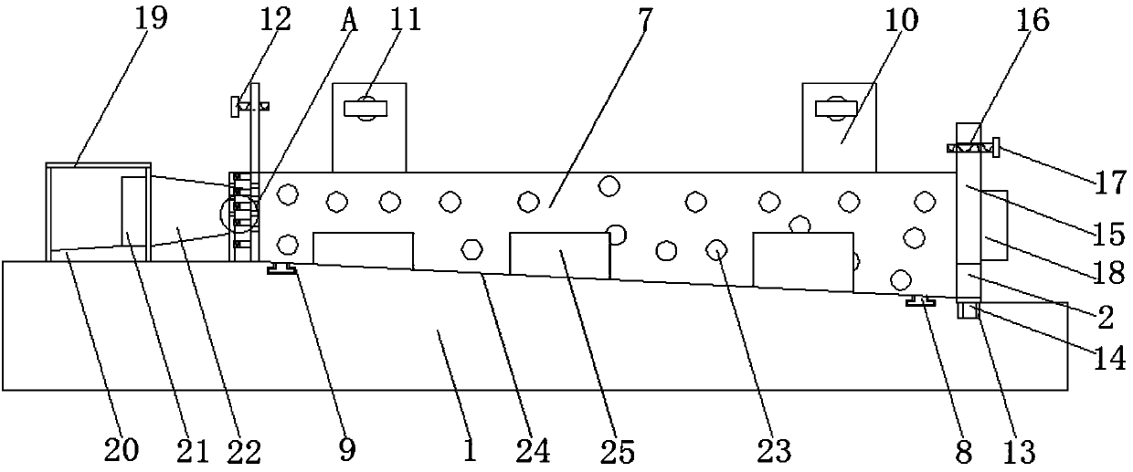 Pre-Embedded device of high- and low-voltage switch cabinet