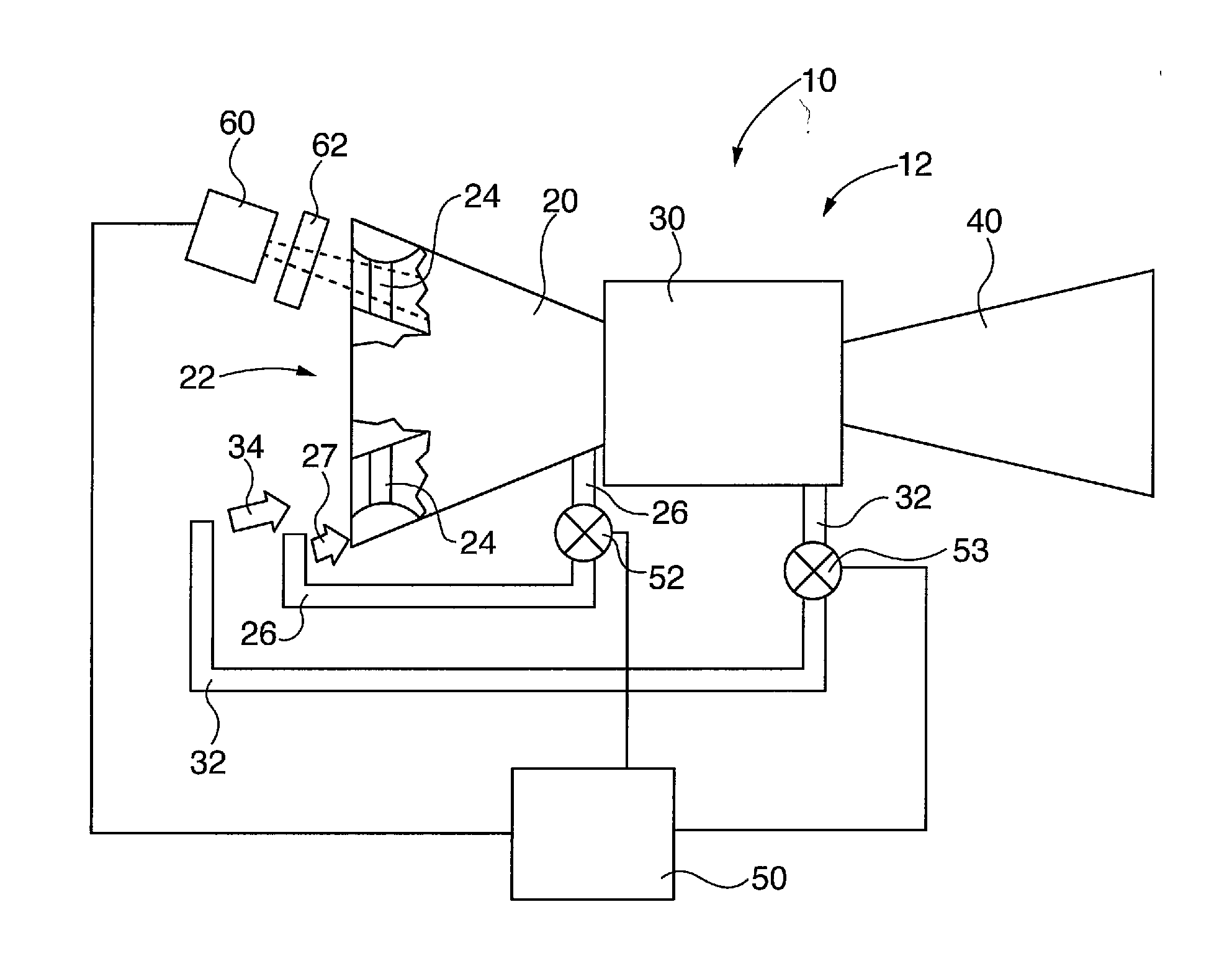 System and method for controlling ice formation on gas turbine inlet guide vanes