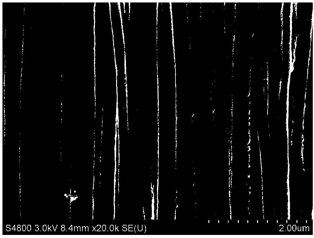 Preparation device and method for high strength nanofiber bundle