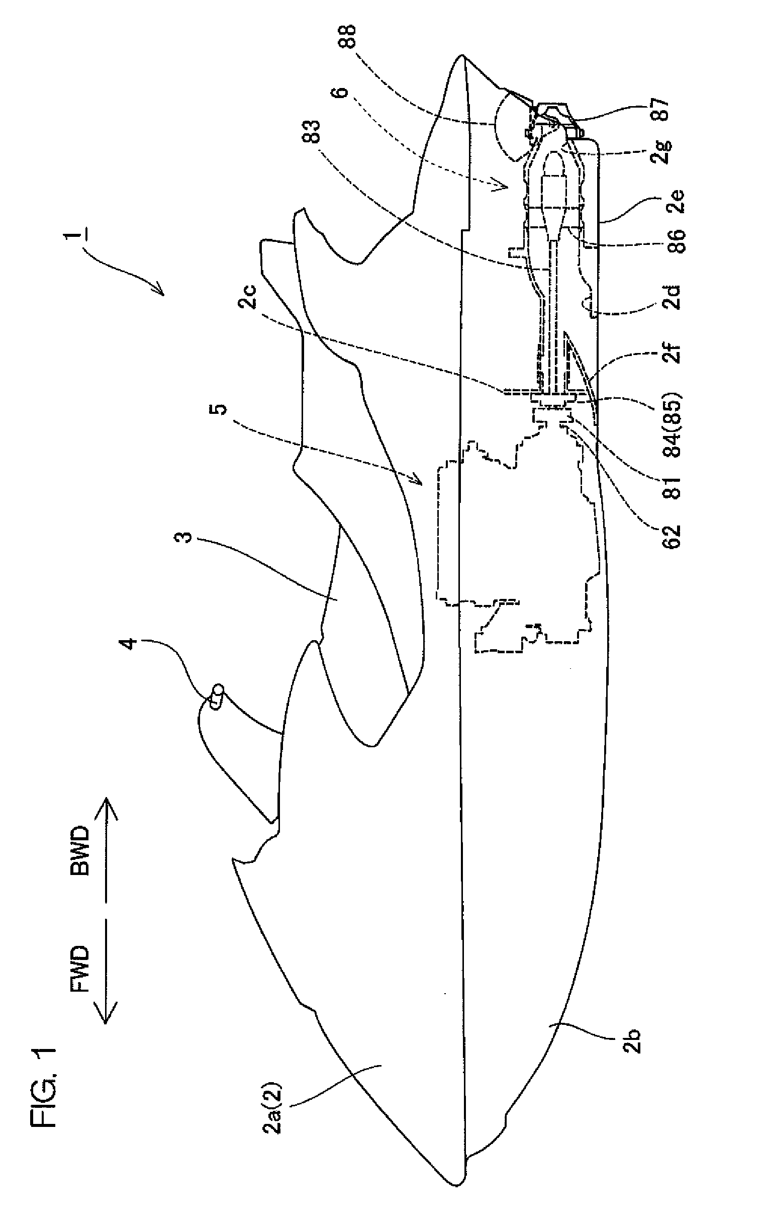 Water jet propulsion watercraft