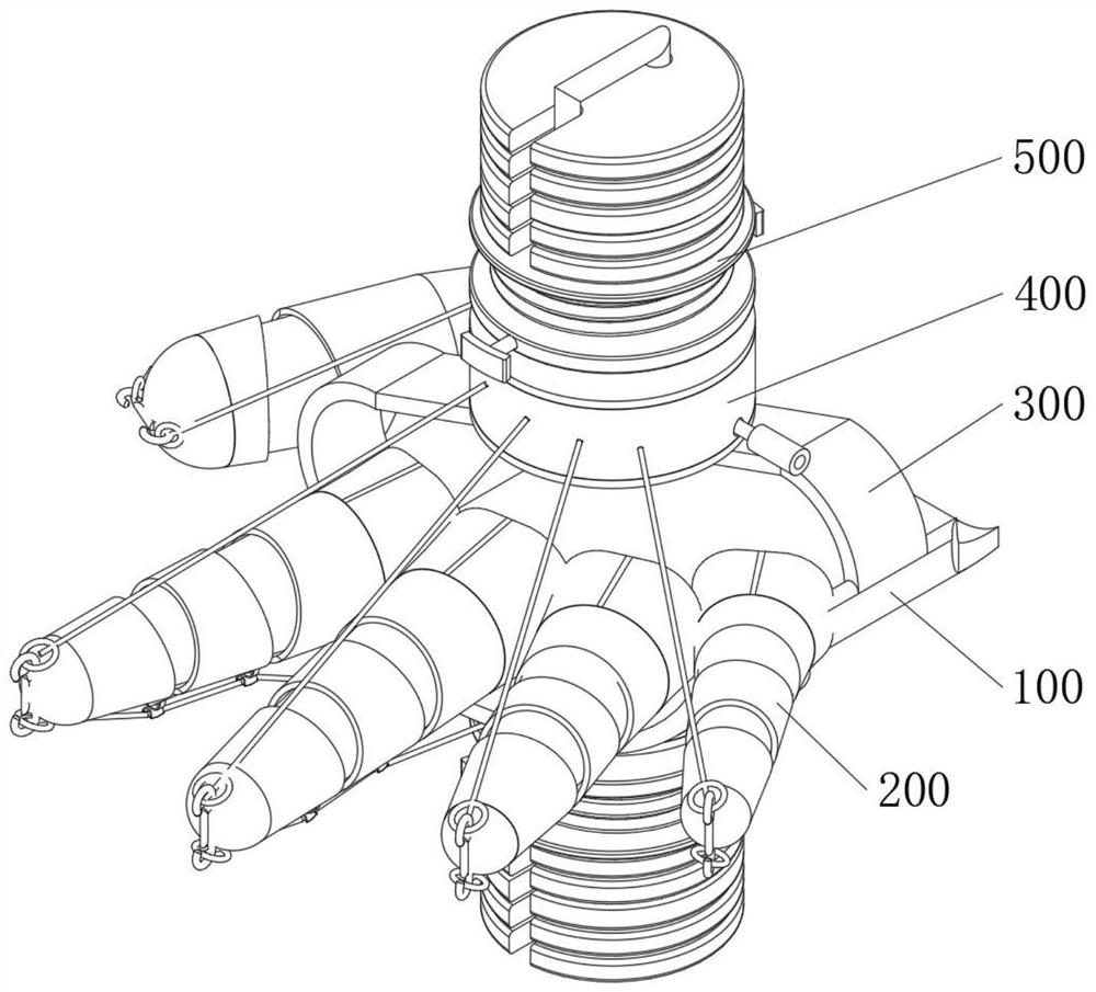 Grip strength recovery training device with tightness adjusting function for rehabilitation department