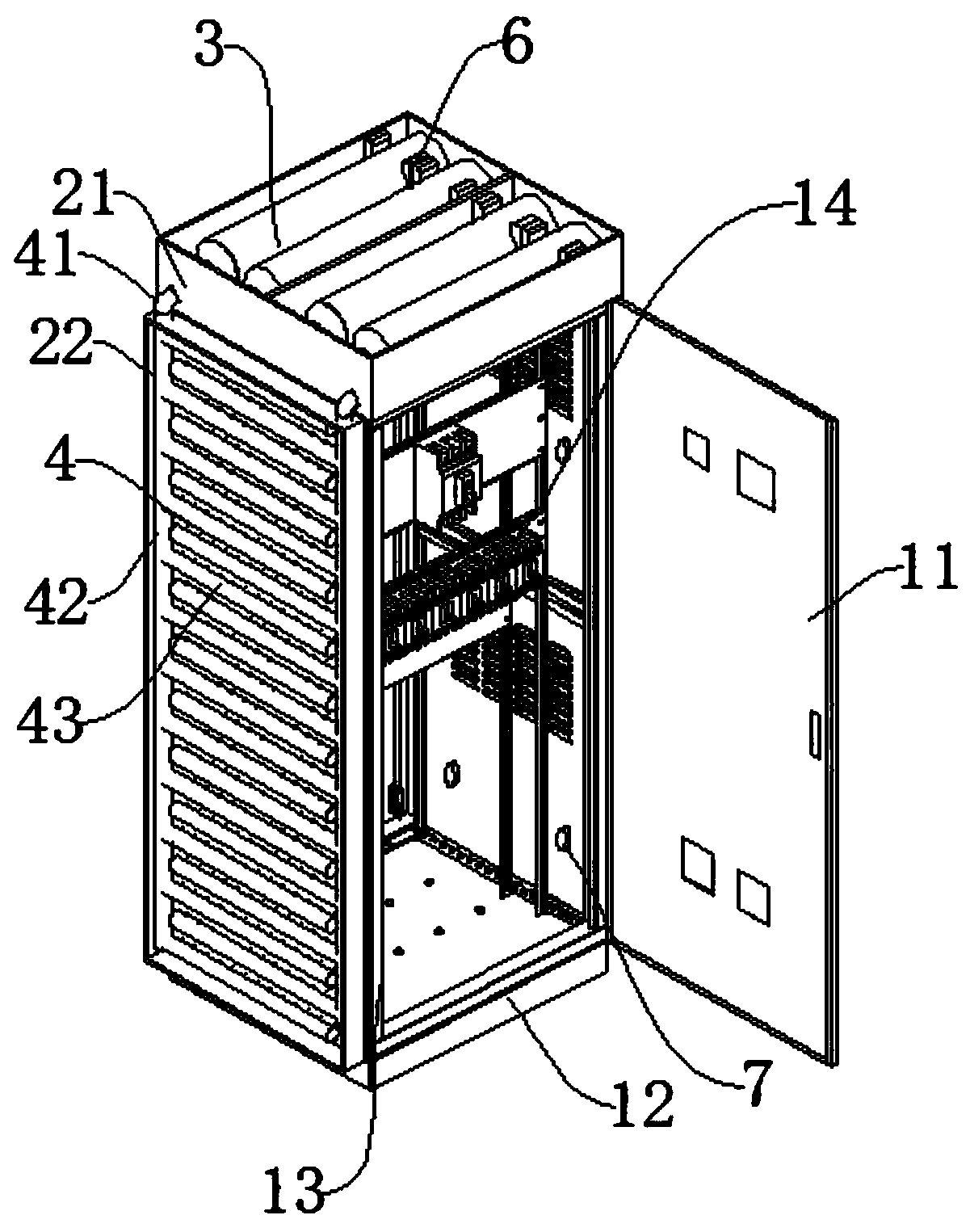 Electrical equipment automation control cabinet