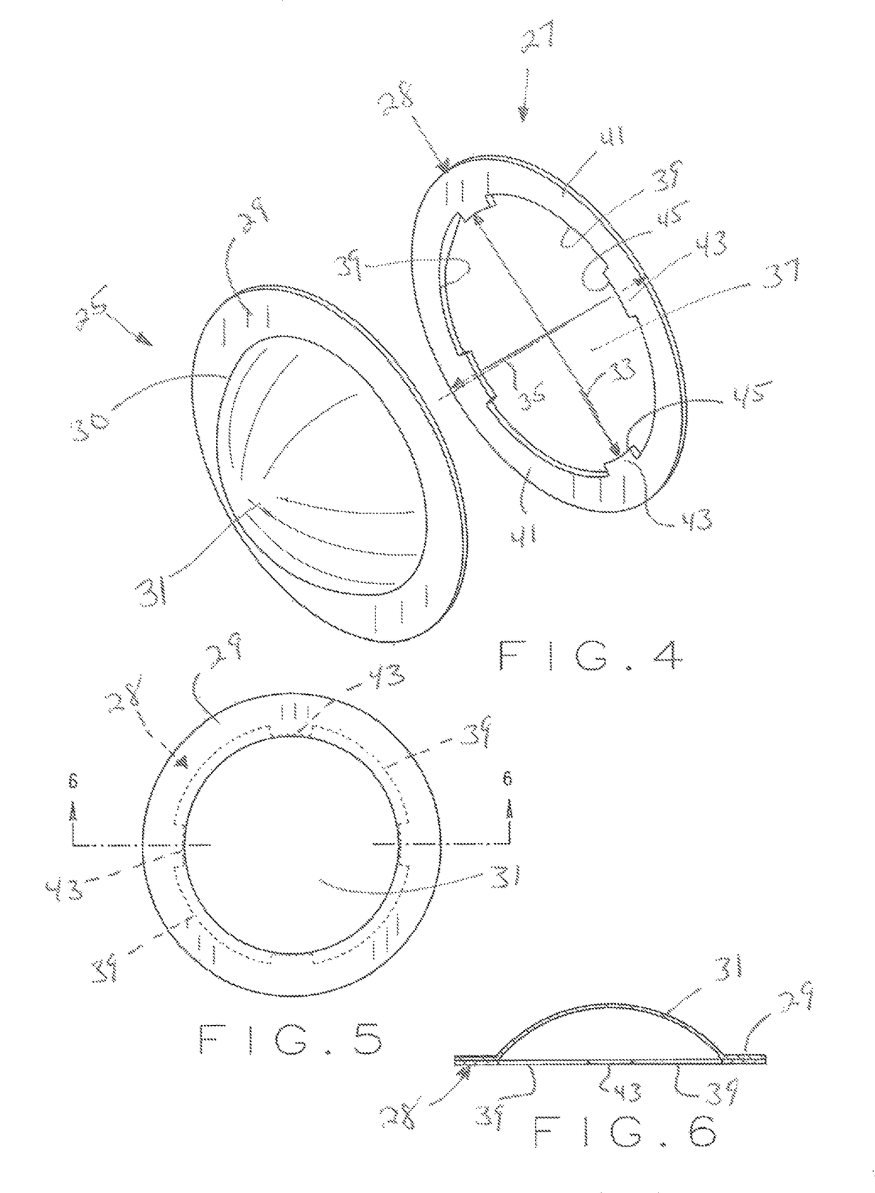 Inlet support structure for a tension acting rupture disc