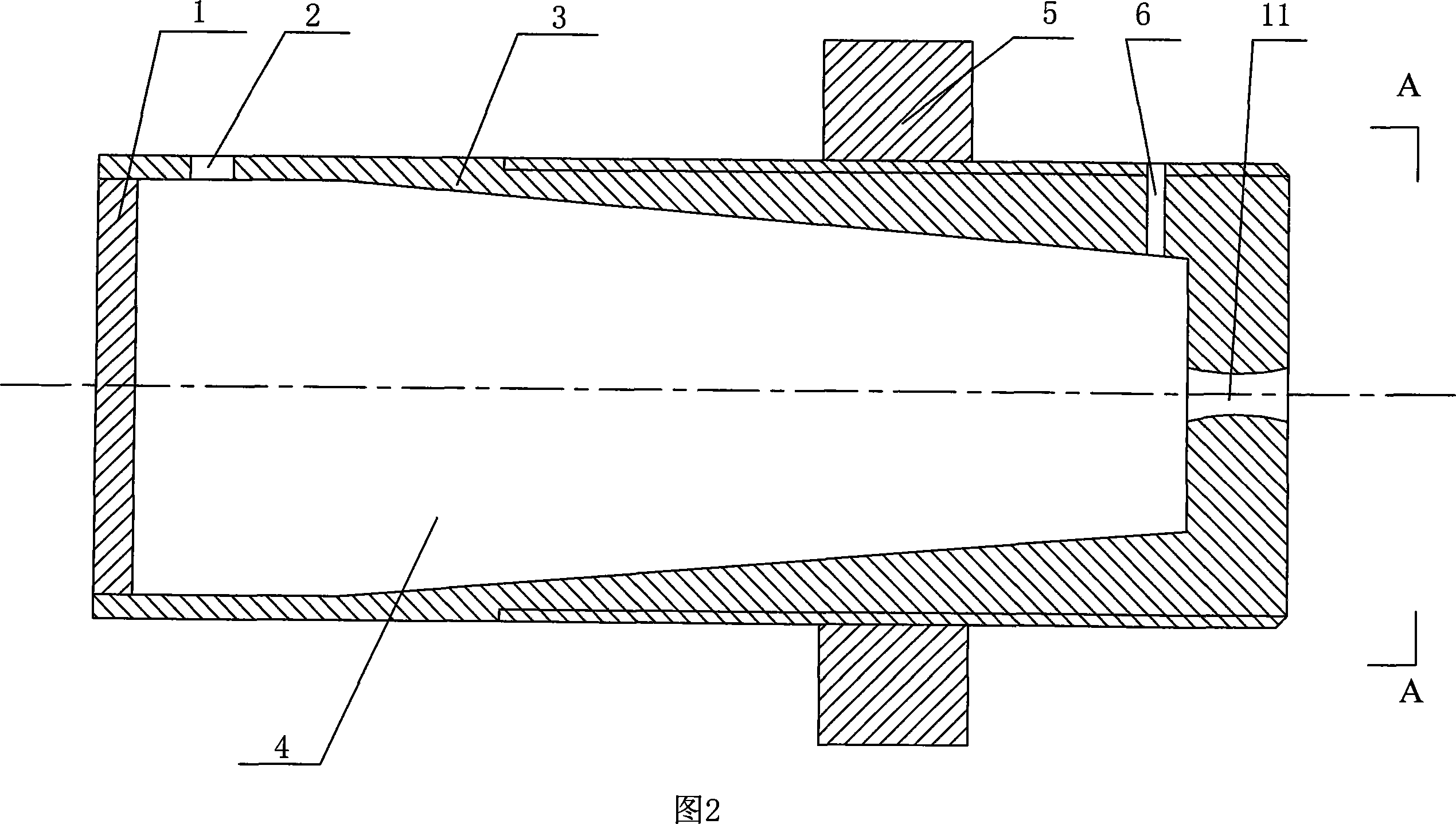 Bond type anchorage and anchoring method for anchoring fibre reinforced plastic reinforcement or bracing cable