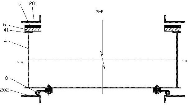 Pneumatic type self-sealing posture-adjustable gate