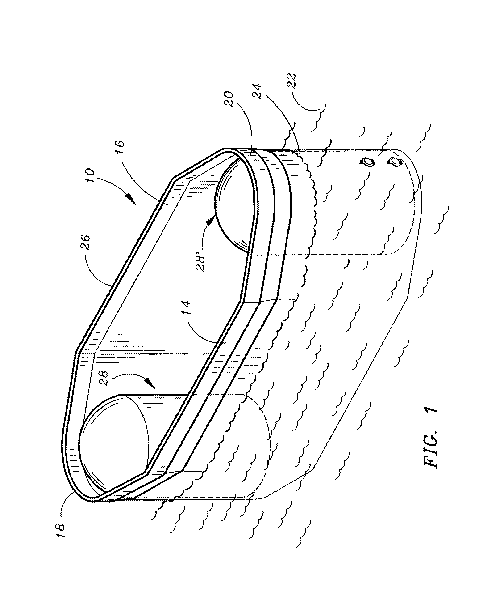 Floating nuclear power reactor with a self-cooling containment structure