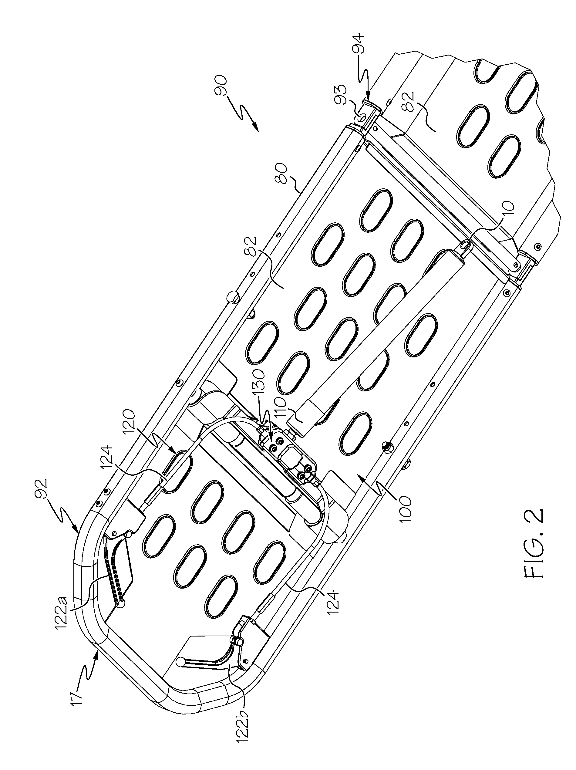 Assisted lifting devices for roll-in-cots
