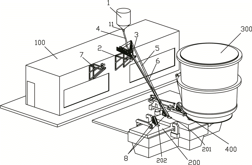 Tundish covering agent feeding device and method