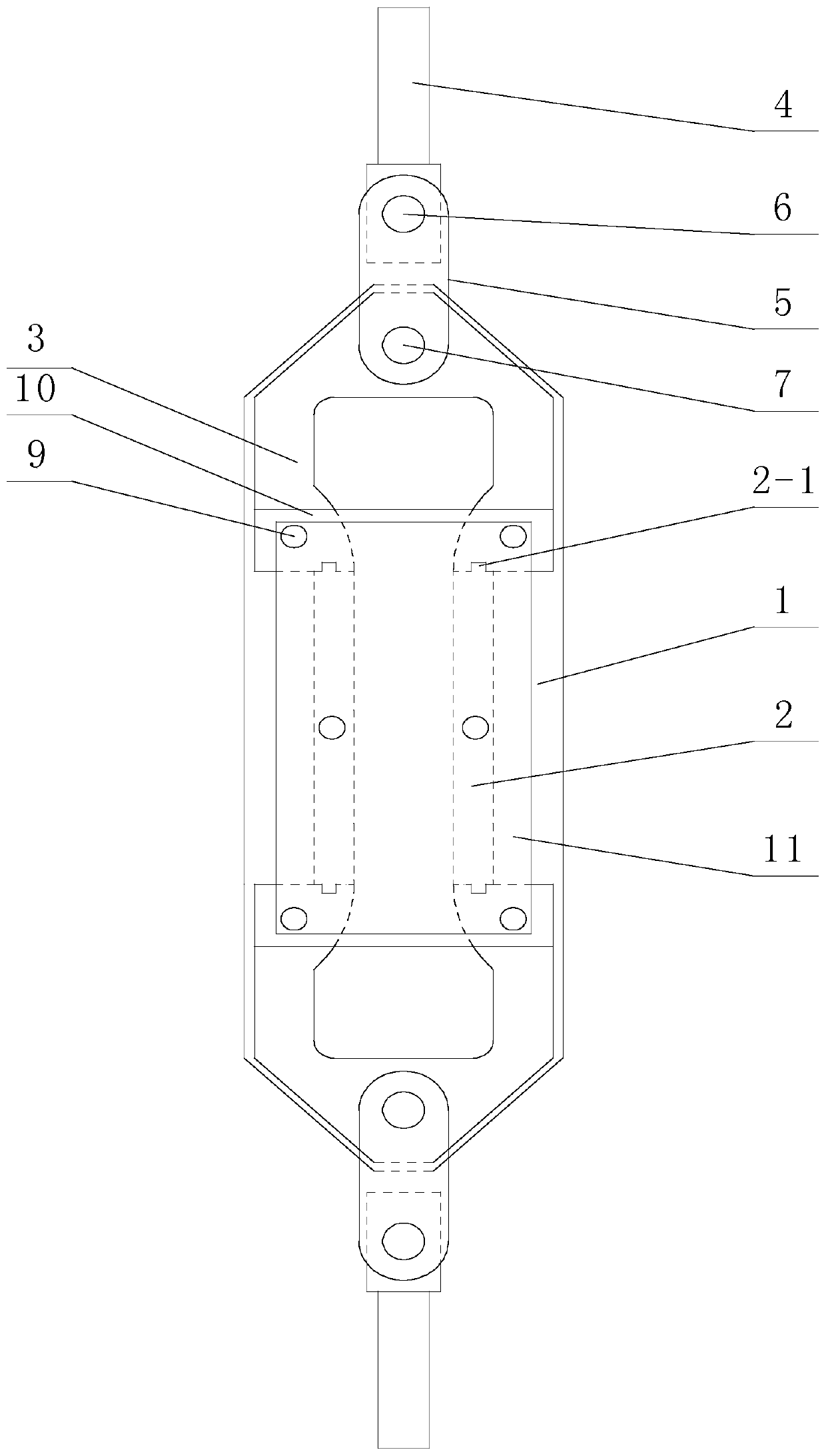 Multifunctional Concrete Single Tensile Specimen Forming and Experimental Device