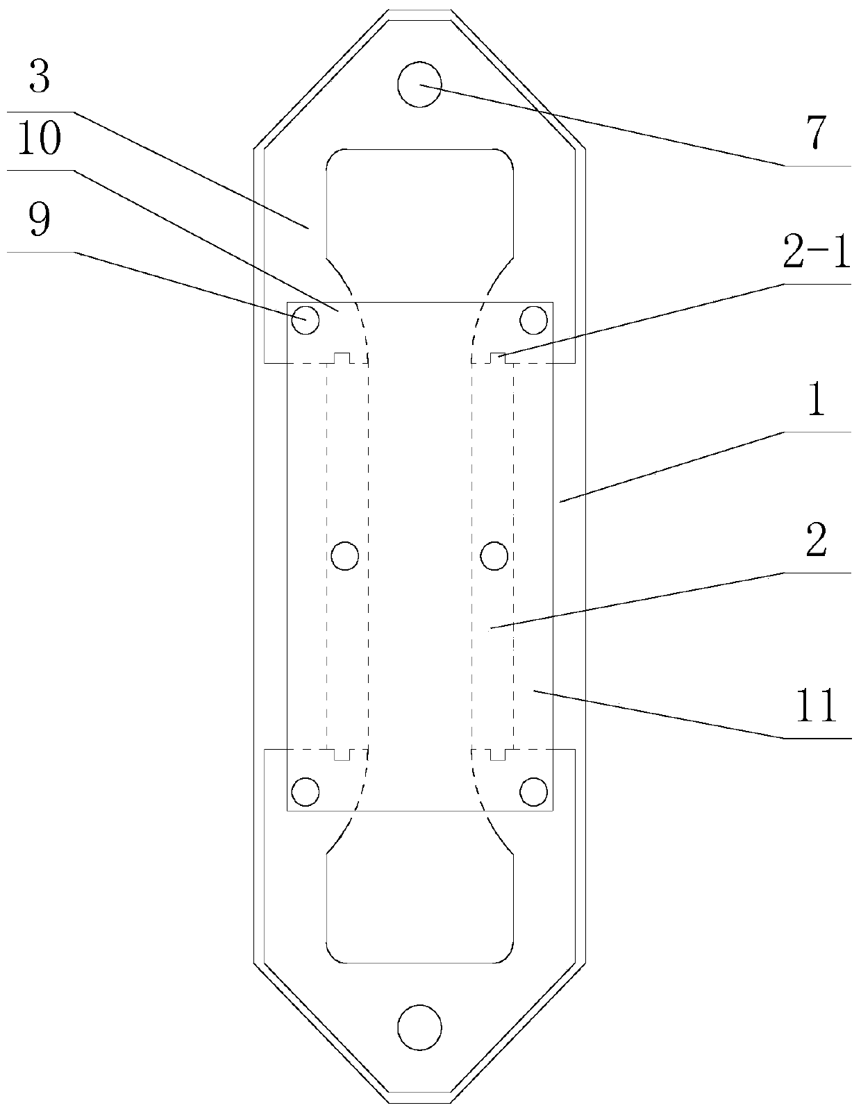 Multifunctional Concrete Single Tensile Specimen Forming and Experimental Device