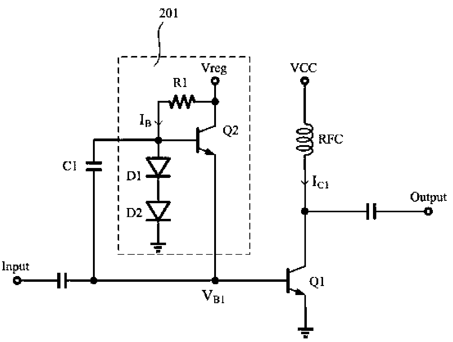 Serially concatenated multi-level radio-frequency power amplifier and front-end transmitter