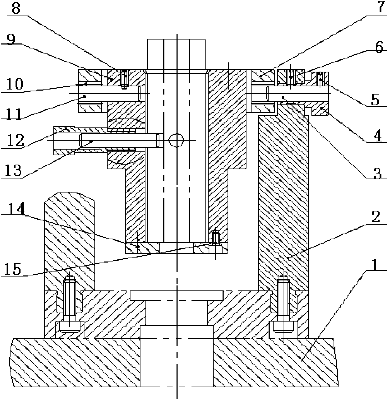 Positioning fixture for high-precision honing of inner hole of valve pocket