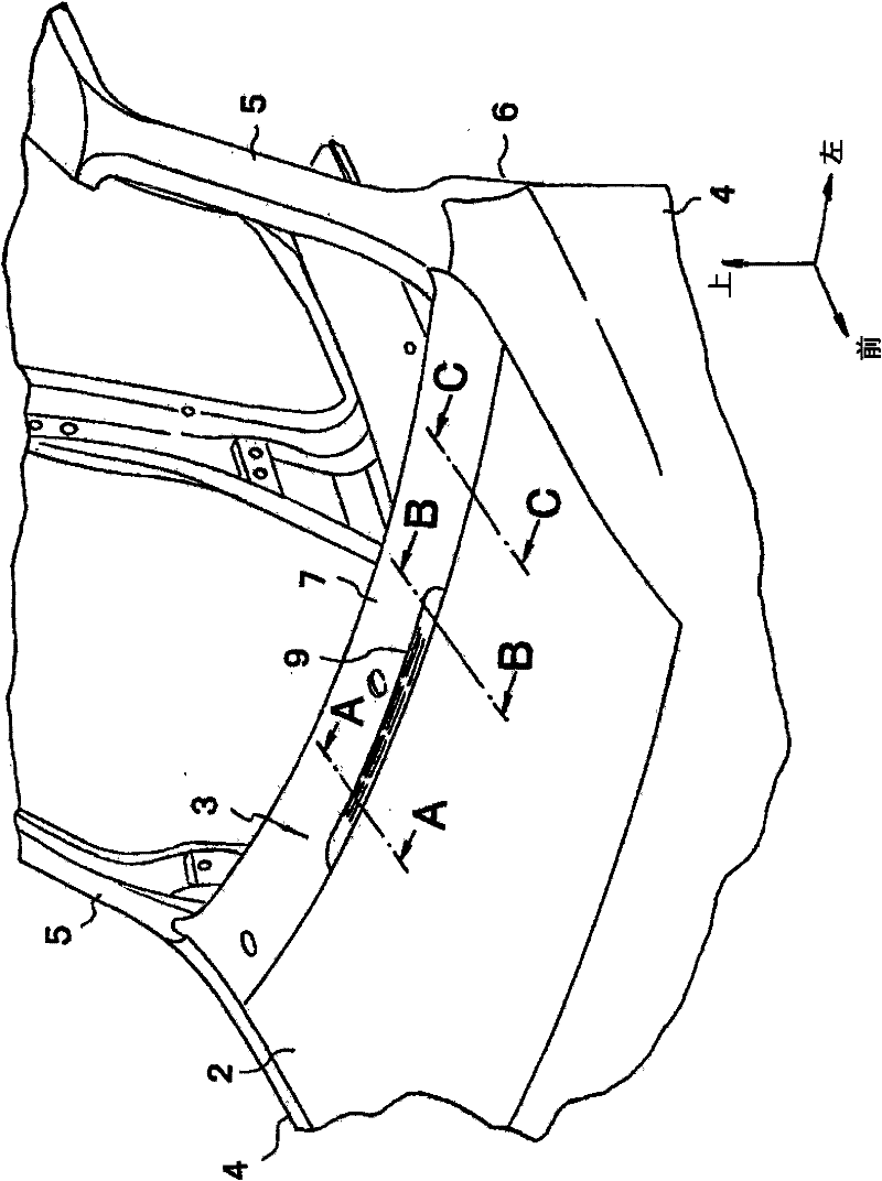 Vehicle cowl structure