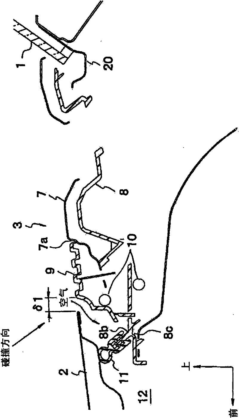 Vehicle cowl structure