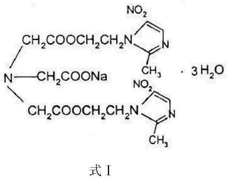 Sodium glycididazole composition and preparation method thereof