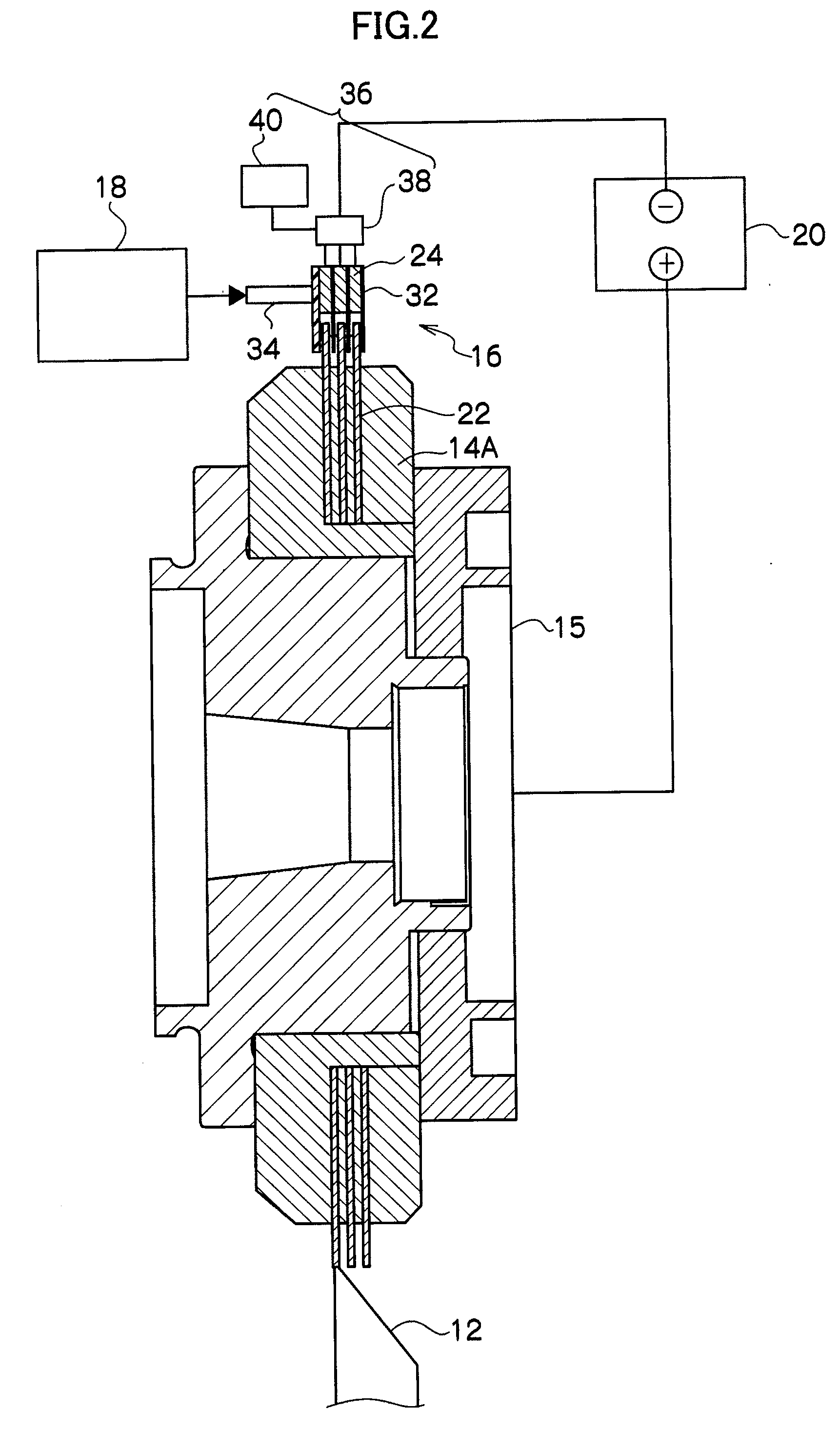 Grinding method, grinding device and electrode therefor