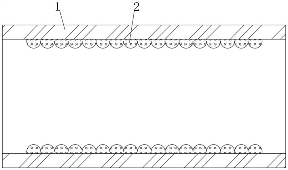 Inner wall pre-repairing pipeline for petroleum transportation