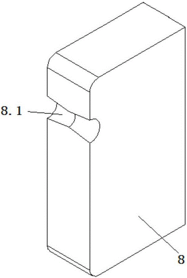 Bent head structure used on pipe bending machine