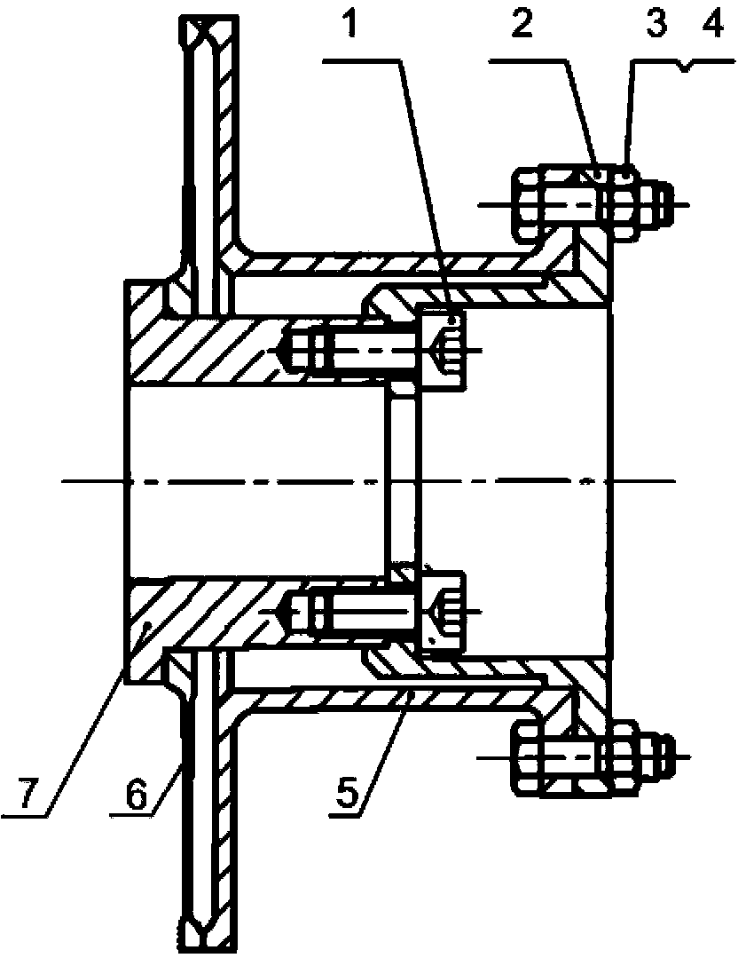 Rigidizing device of film disc flexible coupler assembly