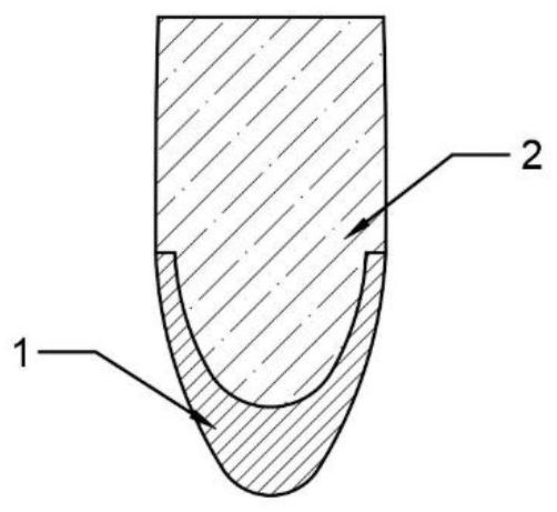 An integrated device and method for forming and connecting metal edge wrapping of blades with variable thickness