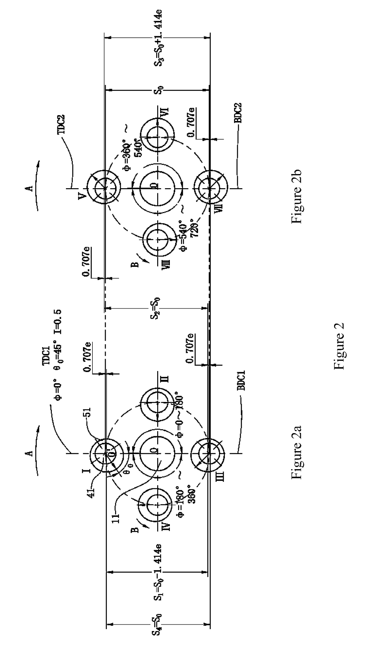 Apparatus with variable compression ratio and variable expansion ratio