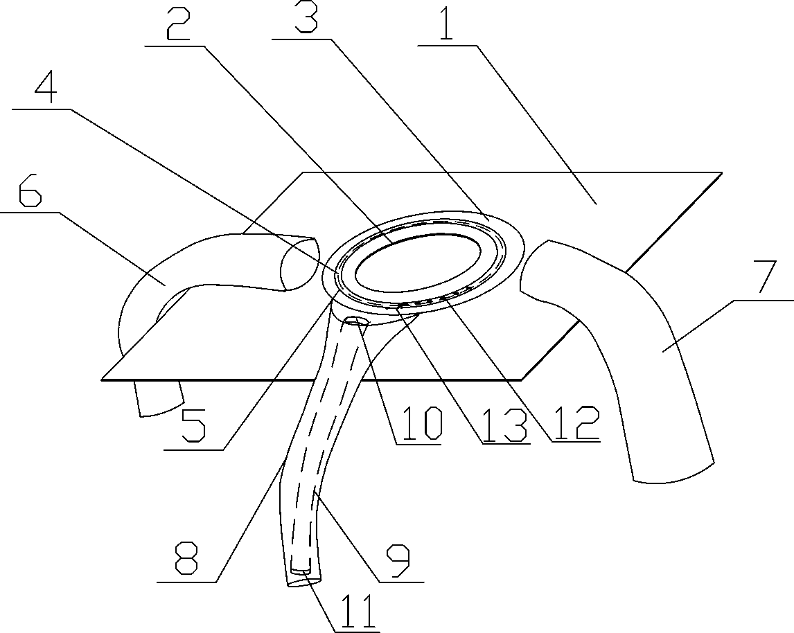 Drainage protection device for incision expansion