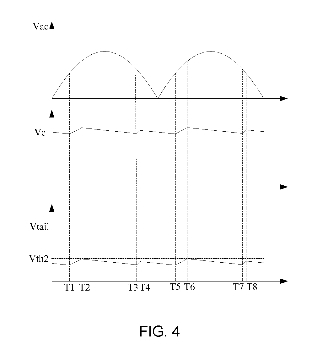 Linear constant current LED drive device capable of driving reduced number of LEDs