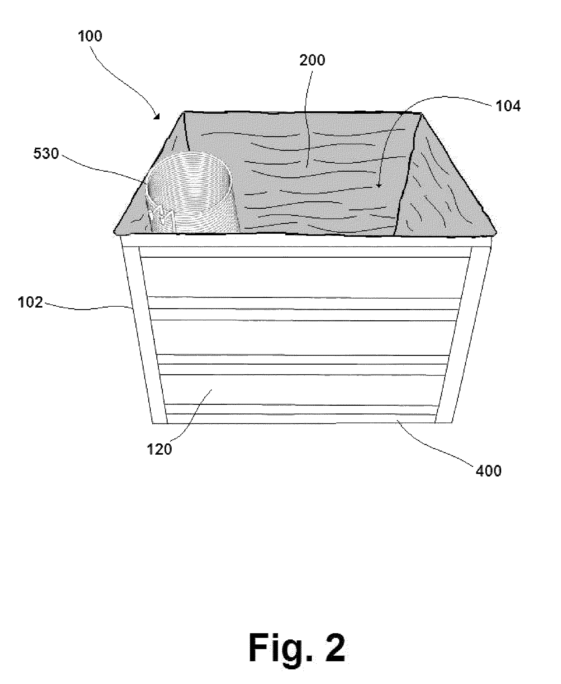 Modular insulated water tank