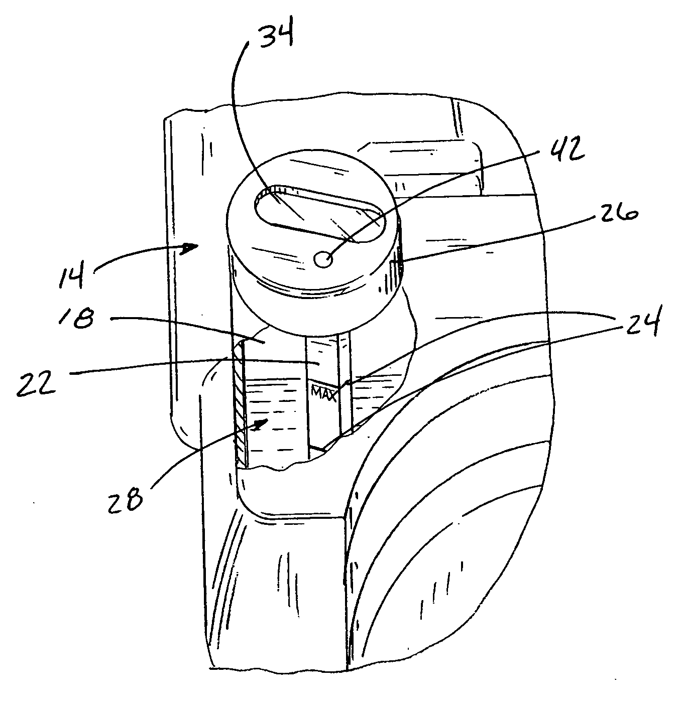 Apparatus for indicating oil temperature and oil level within an oil reservoir