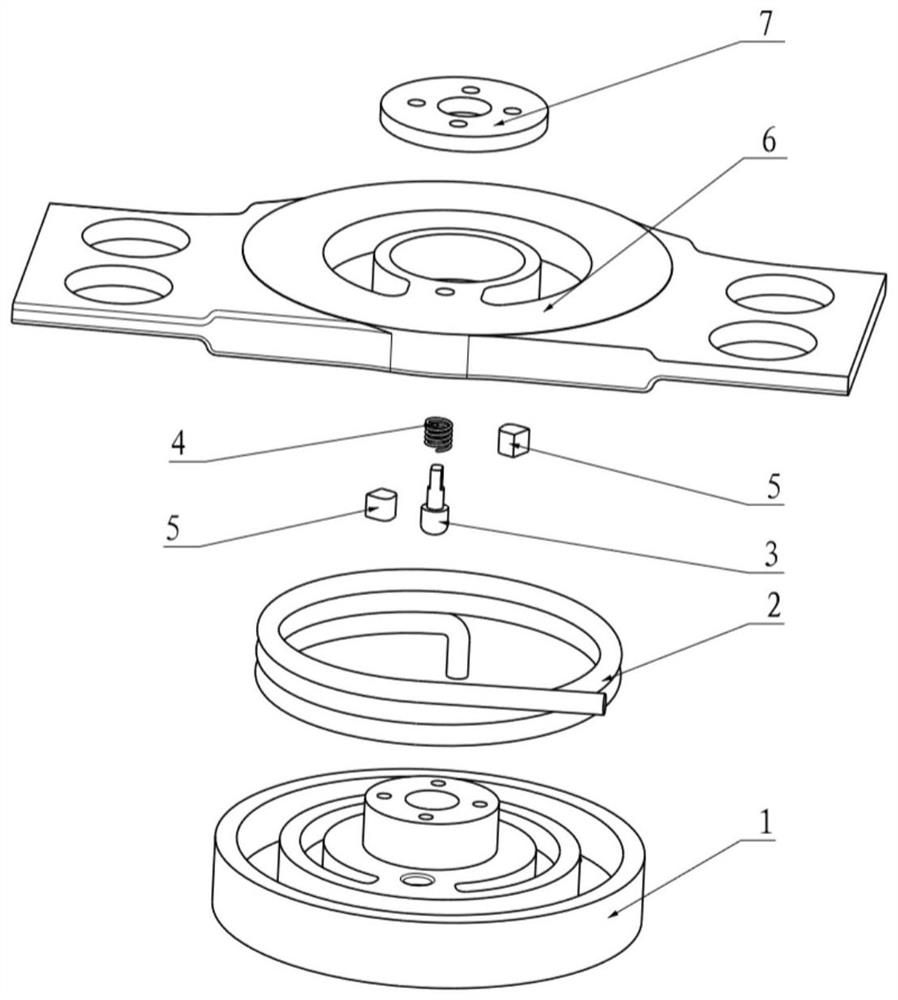 Rotary locking mechanism for wings of barrel-shooting type unmanned aerial vehicle