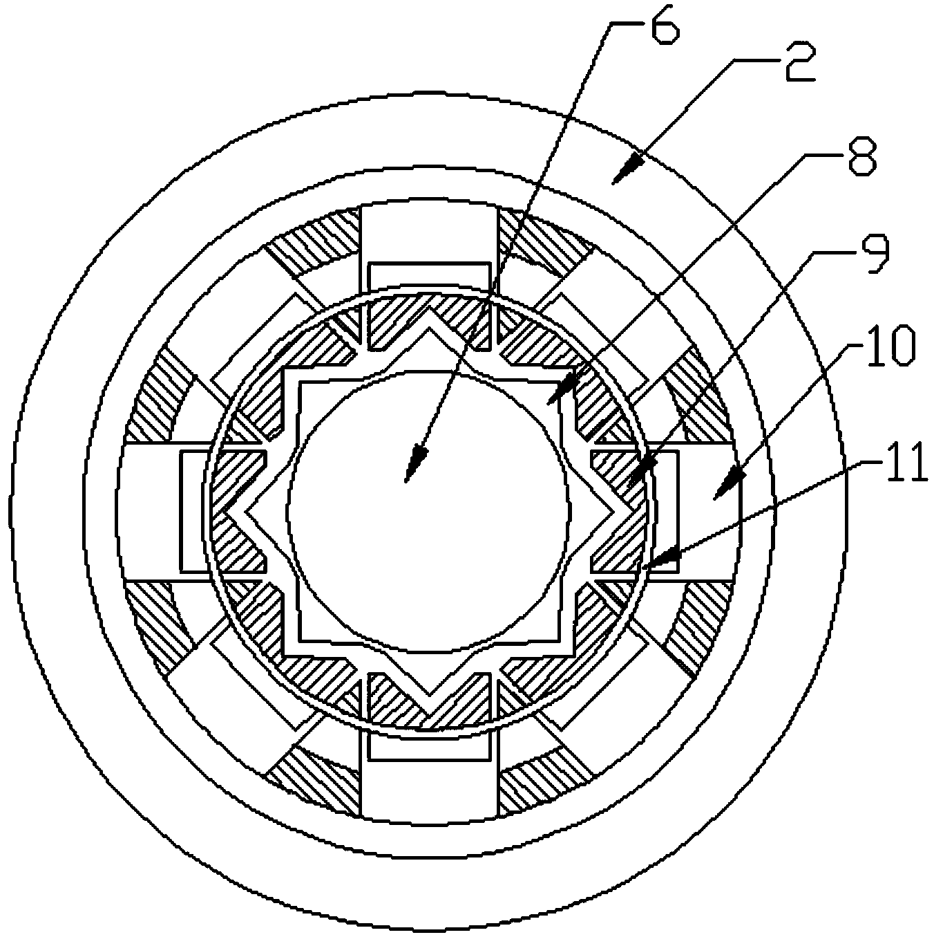 Engaging and disengaging mechanism with belt wheel for air compressor